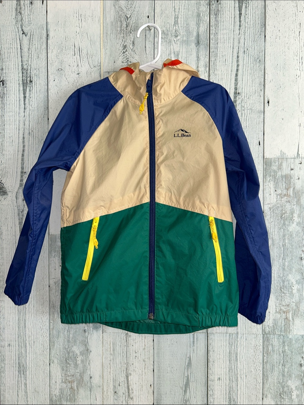 L.L. Bean boys rain jacket